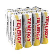 Bateria recarregável Tenergy AA NiCd 1000mAh 1,2 V, pacote com 12