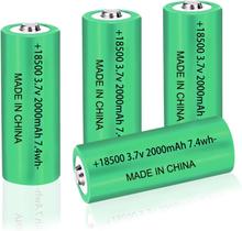 Bateria recarregável Tokeyla 18500 3,7 V Li-ion 2000 mAh (pacote com 4)