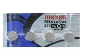 Bateria Relógio Botão 377 Sr626sw Maxell Blister C/ 4 Un