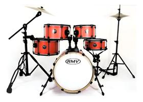 Bateria Rmv Smart Pro 10 12 14 20 14cx Sem Pratos Vermelha Bateria Rmv Smart Pro 10 12 14 20 14cx Sem Pratos Vermelha