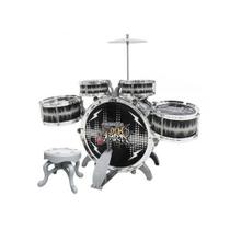 Bateria Rock Party Preta DMT6066 DM Toys Bateria Rock Party Preta DMT6066 DM Toys
