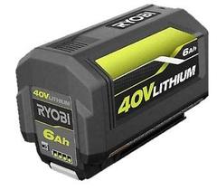 Bateria RYOBI 40V 6.0 Ah de íon de lítio de alta capacidade