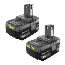 Bateria RYOBI PBP2005 ONE+ 18V 4.0Ah de íon de lítio (pacote com 2)