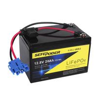 Bateria SEFEPODER 12V 20Ah LiFePO4 com 40A BMS
