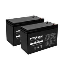 Bateria SEFEPODER SP-1290 12V 9Ah SLA Pacote com 2 Terminais F2