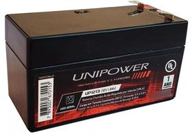 BATERIA SELADA 12V 1.3AH VRLA - UNIPOWER - Ideal para No-Breaks e Sistemas de Segurança BATERIA SELADA 12V 1.3AH VRLA - UNIPOWER - Ideal para No-Breaks e Sistemas de Segurança