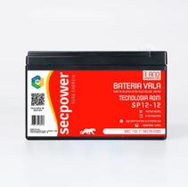 Bateria selada 12v 12ah secpower vrla agm