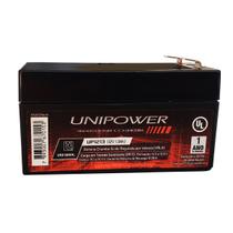 Bateria Selada 12V 1,3ah Unipower Agm Vrla - Alarme, Nobreak