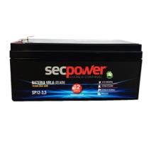 Bateria Selada 12V 3,3ah - Vrla SEC POWER Agm Nobreak Alarme