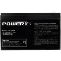 Bateria Selada 12v 7,2ah En014 Powertek - performance superior