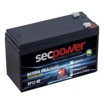 Bateria Selada 12v 9ah Secpower SP 12-9E Para Pulverizador Alarme Cerca No-break Automação Carrinho