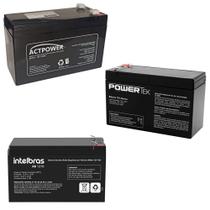 Bateria Selada 12V Central Alarme Cerca Elétrica Carregador - POWERTEK/ACTPOWER