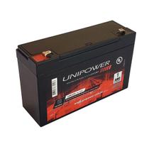 Bateria Selada 6V 12ah Unipower - Brinquedo, Moto Elétrica