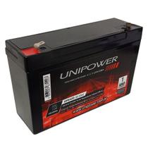 Bateria Selada 6V 12ah Unipower - Brinquedo, Moto Elétrica