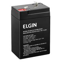 Bateria Selada 6V Fp640 4,5Ah Para Luminaria Emergencia Elgin