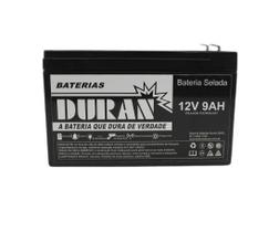 Bateria Selada 9Ah 12V Tecnologia VRLA Nobreak - Duran Baterias