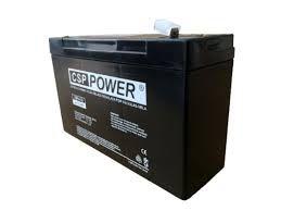 Bateria selada estacionaria vrla csp power 6 v 12 ah moto elétrica carrinho elétrico infantil