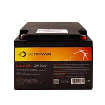 Bateria Selada Gel 12v 28ah GET POWER GP1228S Caixa Alta