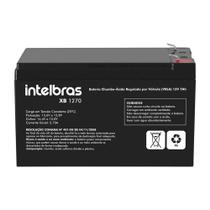 Bateria Selada Intelbras XB 1270 12V P/ Sistemas De Segurança Preta