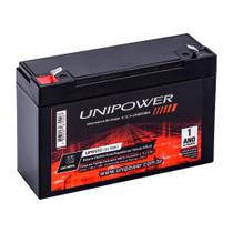 Bateria Selada para Sistemas de Monitoramento e Segurança - 6V / 12Ah - Unipower UP6120