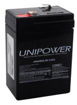 Bateria Selada para Sistemas de Monitoramento e Segurança - 6V / 4,5 Ah - Unipower UP645SEG