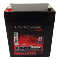 Bateria Selada Unipower 12v 5ah Vrla Agm - Nobreak, Alarme