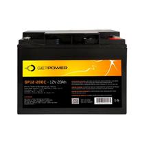 Bateria Selada Vrla 12v 20ah GET POWER - Ciclo Profundo