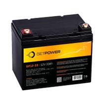 Bateria Selada Vrla 12v 33ah GETPOWER - Tecnologia Agm