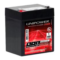 Bateria Selada VRLA 12V 5,0Ah F187 UP1250 Unipower