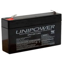 Bateria Selada VRLA 6V 1,3Ah F187 UP613 Unipower