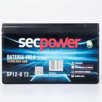 Bateria Selada Vrla Agm 12v 9ah Sp12-9 t2 Secpower