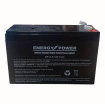 Bateria Selada VRLA EnergyPower EP12-7, Alarme, Segurança, CFTV, Recarregável, 12V 7AH - 1EP018