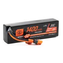 Bateria Spektrum SMART 1400mAh 2S 7,4V 30C LiPo G2 com IC2
