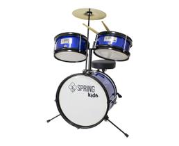 Bateria spring infantil kids spk15 - azul