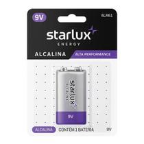 Bateria starlux 9v alcalina blister energy 1 unidade