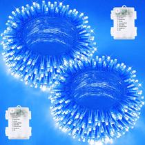 Bateria String Lights BOSSERN Halloween 66m 200 LED azul Bateria String Lights BOSSERN Halloween 66m 200 LED azul