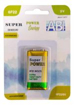 Bateria Super Heavy Duty Zinco 9V 6F22 C/ 10 Unidades SP Power