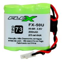 Bateria telefone s/fio 3,6v flex 300ma ni-mh aaa flex