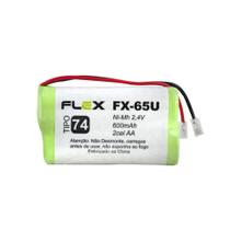 Bateria Telefone Sem Fio Tipo 74 2.4V 600Mah FX-65U Flex