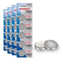 Bateria Tenergy CR2430 3V Lithium Coin, pacote com 20 unidades (pacote com 4)