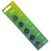 Bateria Tipo Botão Elgin 3V CR2032 - Cartela com 5 Unidades