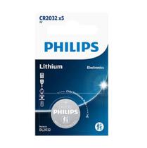 Bateria Tipo Moeda CR2032 3V Lítio - Philips