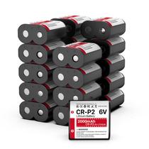 Bateria TQTHL CR-P2 6V 2000mAh de Lítio Pacote com 20