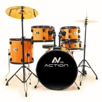 Bateria turbo action 22 - amarelo sparkle (laranja)