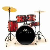 Bateria turbo action 22 - vermelho sparkle