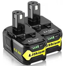 Bateria Ultraxxis 18V 8,0Ah Kit com 2 unidades Li-Ion para Ryobi