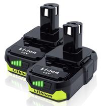 Bateria Ultraxxis P103 3,5Ah 18V Kit com 2 para Ryobi Bateria Ultraxxis P103 3,5Ah 18V Kit com 2 para Ryobi