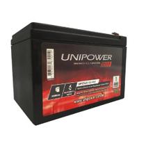 Bateria unipower 12v 12ahvrla estacionária