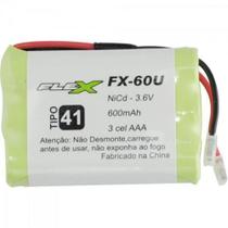 Bateria Universal Para Telefone sem Fio 600mAh 3,6V FX-60U F - Flex