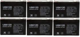 Bateria UPG UB6120 6V 12AH Pacote com 6